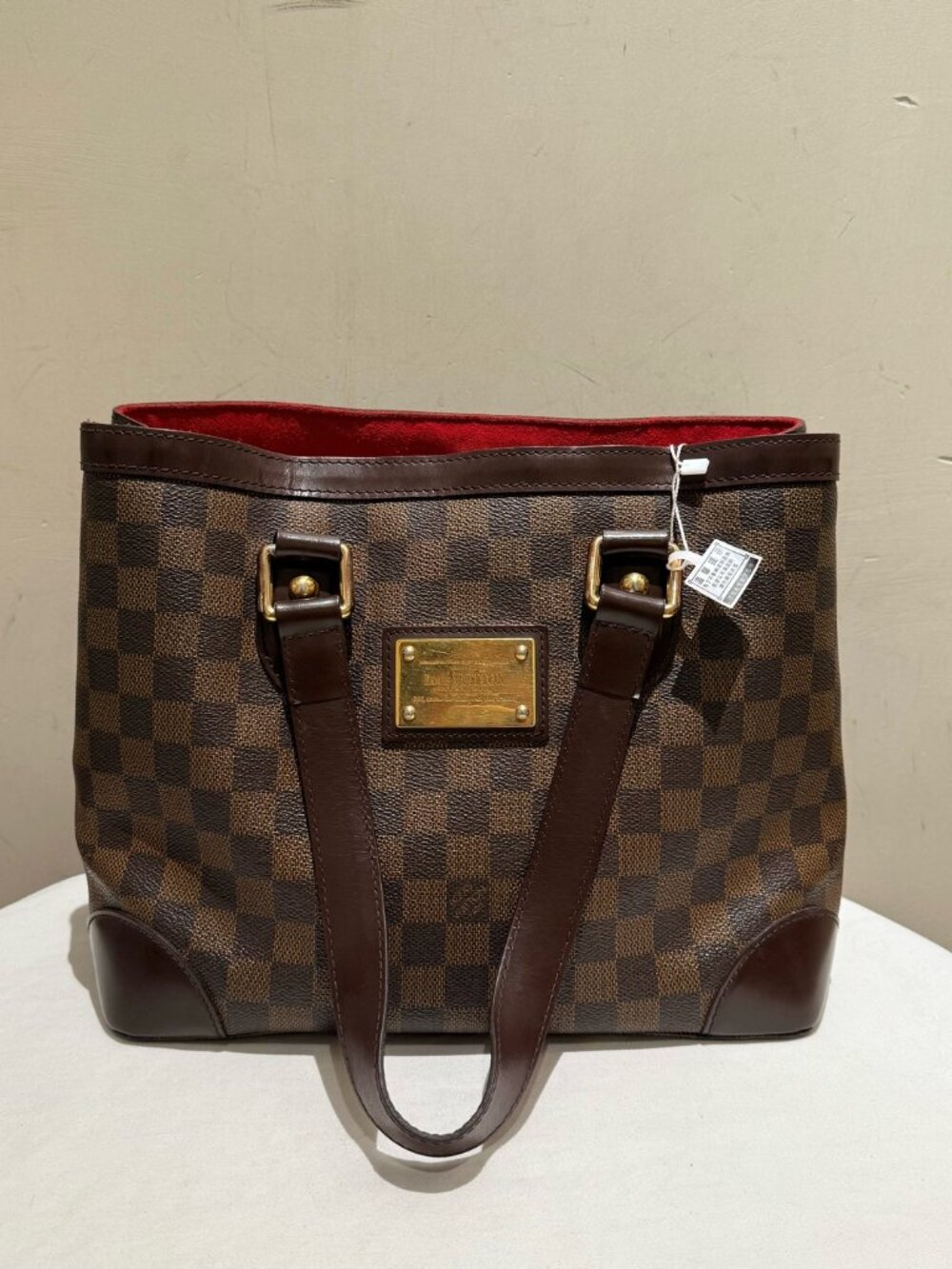 Louis Vuitton Hampstead PM Brown Damier Ebene Tote Bag